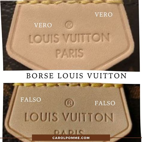 louis vuitton originale e falso